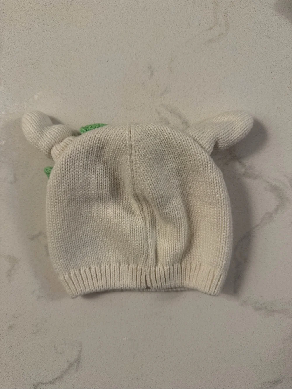 Baby Gap Knit bunny ears flowers hat size 0-3 months